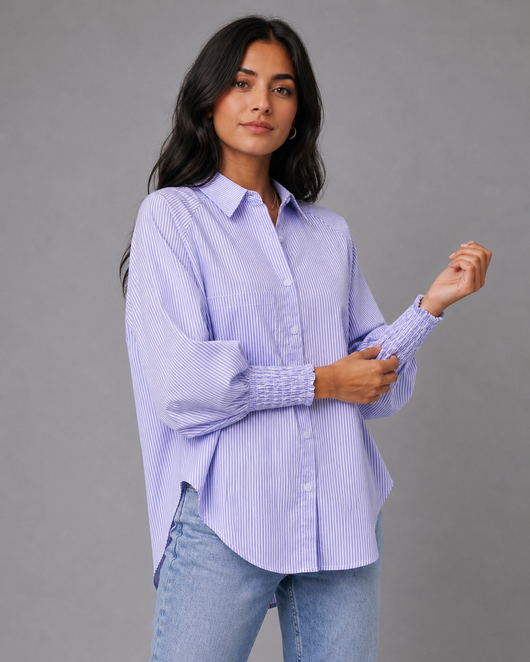 Bubble Pocket Button Down