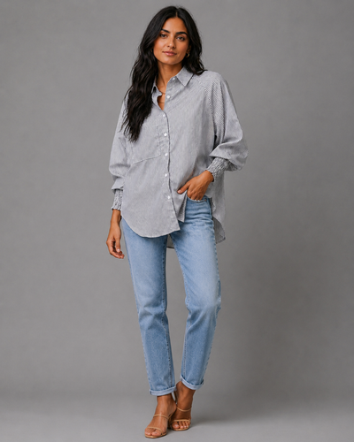 Bubble Pocket Button Down
