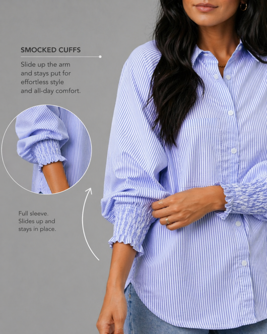Bubble Pocket Button Down