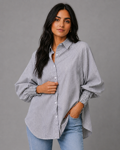 Bubble Pocket Button Down